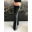 Elisabetta Franchi Pantalone a zampa Color Nero Taglia 44