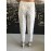 Elisabetta Franchi pantalone eleganti dritti color bianco taglia 46