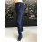 Elisabetta Franchi pantalone Panta-palazzo eleganti colore  blu Taglia 44