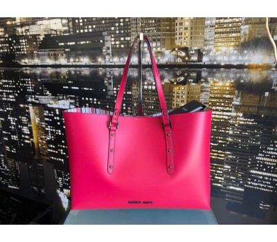 ARMANI BORSA A  TRACOLLA  COLORE ROSSO  LOG CENTRALE FODERA IN TESSUTO INTERNA CON TASCA MISURA 39x40