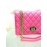 Love Moschino borsa tracolla 100 cm colore rosa chiusura a scatto fodera in tessuto interna con tasca log centrale in ottone smaltato misura 18x13