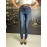 Elisabetta franchi Pantalone jeans blu denim cinque tasche tg 25 26 29 31