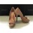 Elisabetta Franchi scarpe décolleté colore beige tacco 14 cm  misura 39