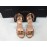 Elisabetta franchi sandali con tacco colore beige misura 36/40