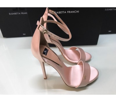  Elisabetta Franchi Sandalo a tacco colore rosa cipria misura 35