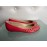 Elisabetta franchi scarpe ballerine colore rosso con borchie misura 36