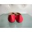 Elisabetta franchi scarpe ballerine colore rosso con borchie misura 36