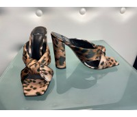  Elisabetta Franchi Mules decorazione nodo e log brand tg 36 37