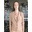 Elisabetta franchi giacca colore beige con tre bottone manica tre quarti tg 48 