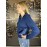 Elisabetta Franchi Giacca in maglia colore blu tg 44