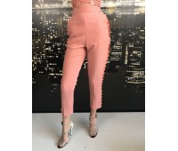 TEST-Polina Elisabetta Franchi pantalone colore cappuccino tg 40