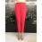 TEST-Polina Elisabetta Franchi pantalone colore rosso con catana in vita tg 42/44