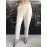 Elisabetta Franchi pantalone colore beige con catena in vita taglia 44