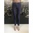 TEST-Polina Elisabetta Franchi pantalone skinny colore blu scuro tg 38/40