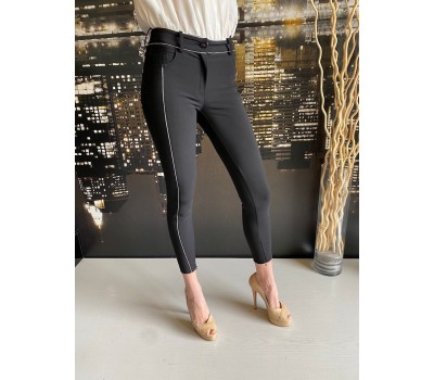 Elisabetta Franchi pantalone colore nero taglia 38/46