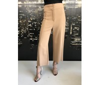 Elisabetta Franchi Pantalone Eleganti Colore Beige Taglia 44