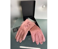 Elisabetta Franchi guanti donna in vera pelle colore rosa misura M