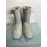 Stivaletti Classico realizzato in pelle di camoscio colore grigio con Logo brand 36 /37/38/39/40