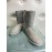 Stivaletti Classico realizzato in pelle di camoscio colore grigio con Logo brand 36 /37/38/39/40