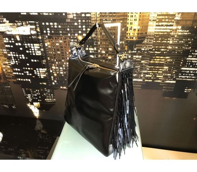 Elisabetta Franchi borsa a tracolla colore nero 