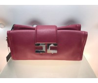 Elisabetta Franchi borsa pochette, colore rosso melograno