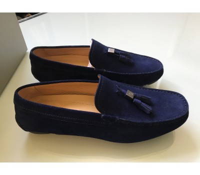  GIORGIO ARMANI scarpe Mocassino Materiale colore Blu Navy     ARTICOLO ESARITO NON DISPONOBILE