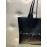 EMPORIO ARMANI Borsa A MANO COLORE NERO FODERA INTERNA COLORE ARGENTO CON PORTAFOGLIO ESTRABILE LOG CENTRALE IN OTTONE MISURA 43x51