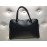 Roberto Cavalli borsa a mano piu tracolla 110 cm in vera pelle colore nero chiusura a zip fodera in tessuto interna con tasca log centrale con borchie in ottone misura 34x40