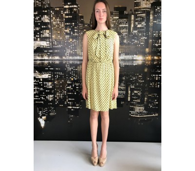 Elisabetta Franchi abito Midi color giallo senape tes 436 tag 40/42