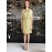 Elisabetta Franchi abito Midi color giallo senape tes 436 tag 40/42