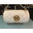 Love Moschino borsa donna tracolla a catana 100 cm log in ottone fodera in tessuto tasca interna misura 21x13 