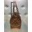 love Moschino borsa a mano tre scomparti chiusura a zip manico 40 cm colore beige log centrale in ottone fodera in tessuto interna con tasca misura 37x29