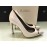 VERSACE COLLECTION SCARPE DECOLLETE DONNA IN VERA PELLE COLORE BIANCO TACCO 11 CM MISURA 39